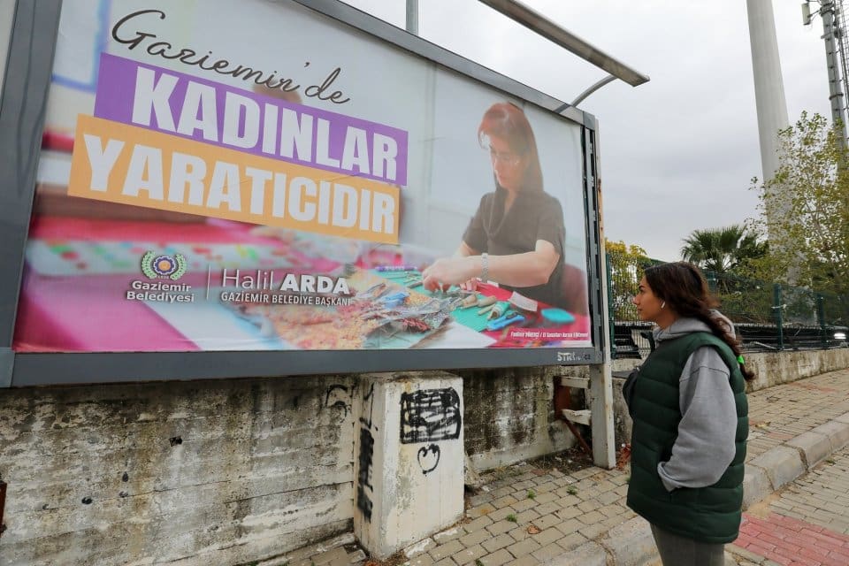 Gaziemir Belediyesi&rsquo;nin 25 Kasım Kadına Y&ouml;nelik Şiddete Karşı Uluslararası M&uuml;cadele
