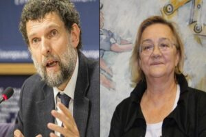 İş insanı Osman Kavala ve mimar M&uuml;cella Yapıcı'nın ağırlaştırılmış m&uuml;ebbet