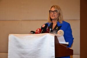 DEMOKRAT G&Uuml;NDEM-HABER MERKEZİ-(MELİSA G&Ouml;NEN)-&nbsp;Girişimci İş Kadınları Federasyonu (GİFED)'in d&uuml;zenlediği toplantıya