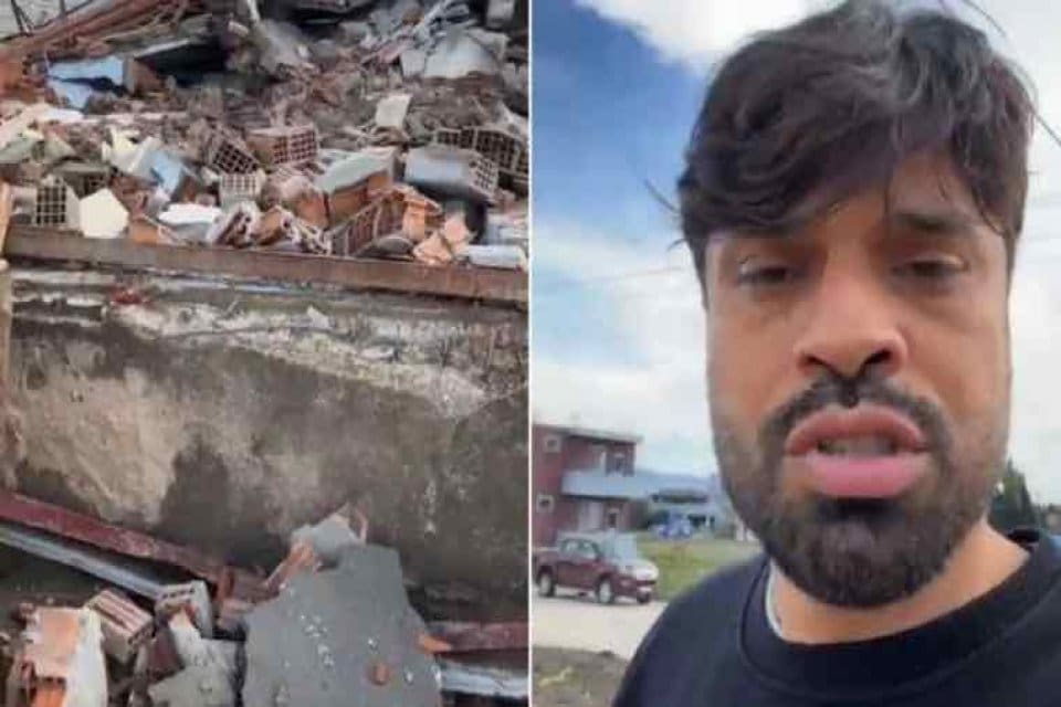 Eski milli futbolcu G&ouml;khan Zan, Kahramanmaraş'ta meydana gelen depremden etkilenen