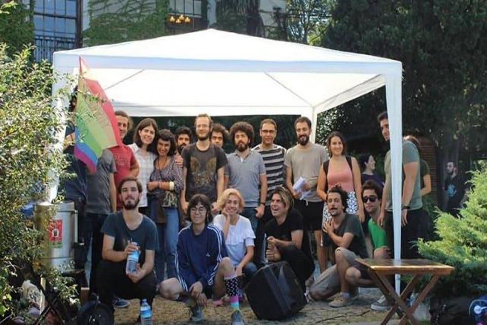 Boğazi&ccedil;i direnişi s&uuml;resince a&ccedil;ılan &ccedil;adırın 22 Ekim 2021 tarihinde &Ouml;GB