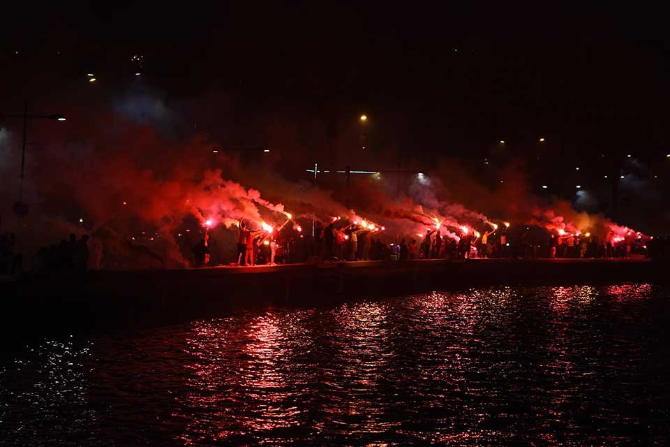 S&uuml;per Lig ekiplerinden G&ouml;ztepe 96'ncı kuruluş yıld&ouml;n&uuml;m&uuml;n&uuml; b&uuml;y&uuml;k bir coşkuyla