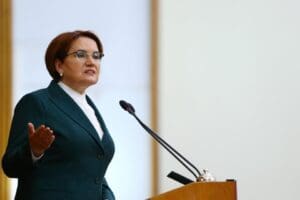 İYİ Parti Genel Başkanı Meral Akşener, partisinin grup toplantısında konuşuyor.