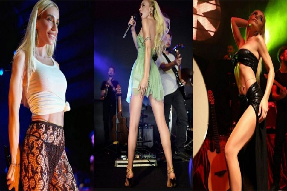 Aylar sonra ilk kez &ouml;zel bir şirketin yılbaşı etkinliğinde sahne