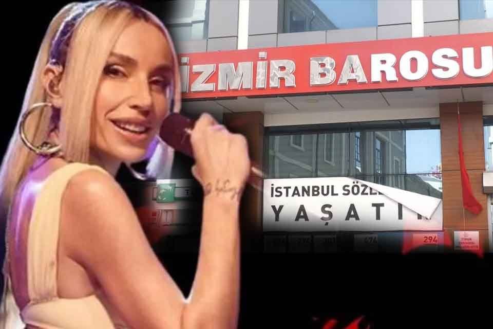 İzmir Barosu, G&uuml;lşen'in tutuklanmasına tepki g&ouml;sterdi. Baro'dan yapılan a&ccedil;ıklmada şarkcı
