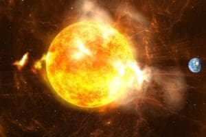 G&uuml;neş'te ger&ccedil;ekleşen bir patlamanın ardından D&uuml;nya i&ccedil;in bir g&uuml;neş fırtınası