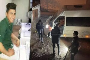 Aksaray'da evinin &ouml;n&uuml;nden gelen sesleri duyup dışarı &ccedil;ıkan Ayhan Şakar