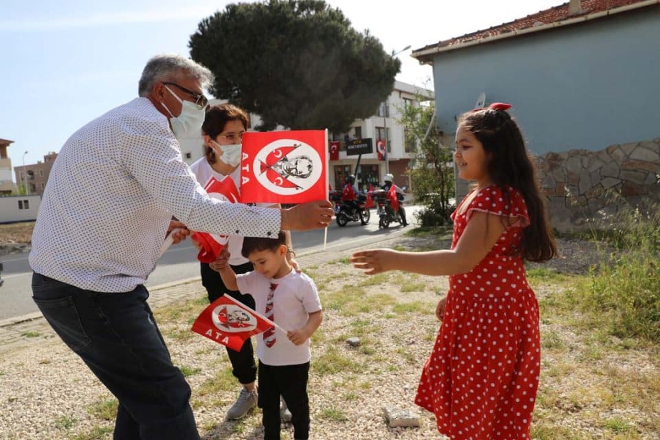 G&uuml;zelbah&ccedil;e&rsquo;de 23 Nisan Ulusal Egemenlik ve &Ccedil;ocuk Bayramı&rsquo;nın 101. Yılı