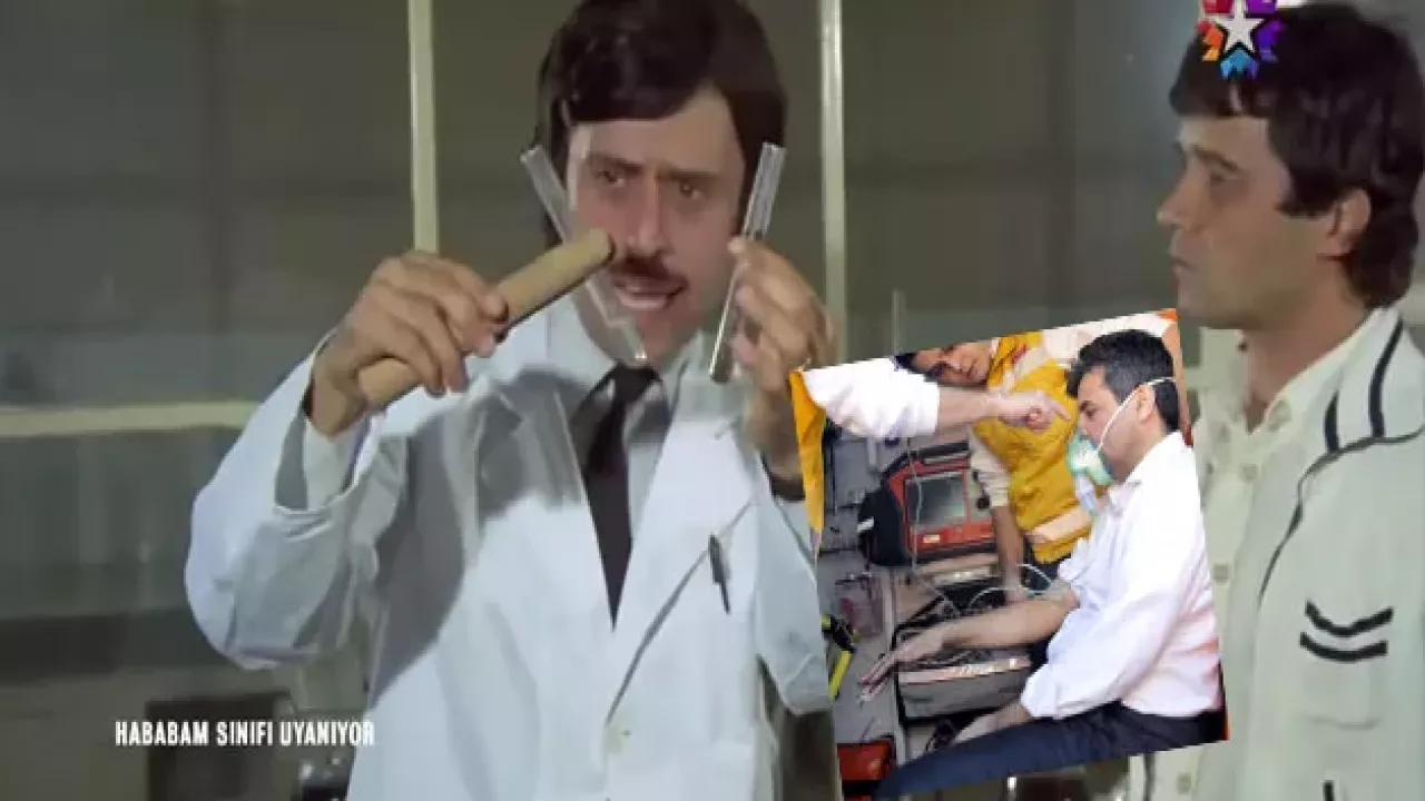 Diyarbakır’da bulunan bir özel okulda deney yapmak için kullanılan malzemelerin