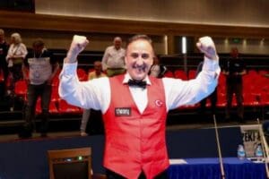 Avrupa Bilardo Şampiyonası'nda milli sporcu Hacı Arap Yaman altın madalya