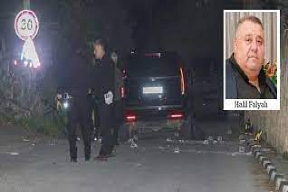 KKTC'de iş insanı Halil Falyalı ve şof&ouml;r&uuml; Murat Demirtaş'ın silahlı