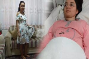 Amasya'da 4 yıl &ouml;nce, 4 katlı binanın terasından d&uuml;şen, boyundan