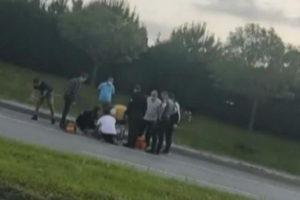 Esenler'de iddiaya g&ouml;re, 4 aylık hamile &Ccedil;iğdem K., seyir halindeki