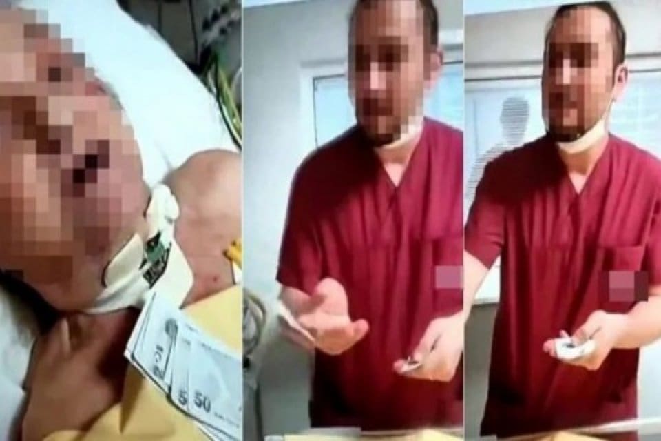 İstanbul'da &ouml;zel bir hastanenin yoğun bakımında yaşlı hastaya k&ouml;t&uuml; muamelede