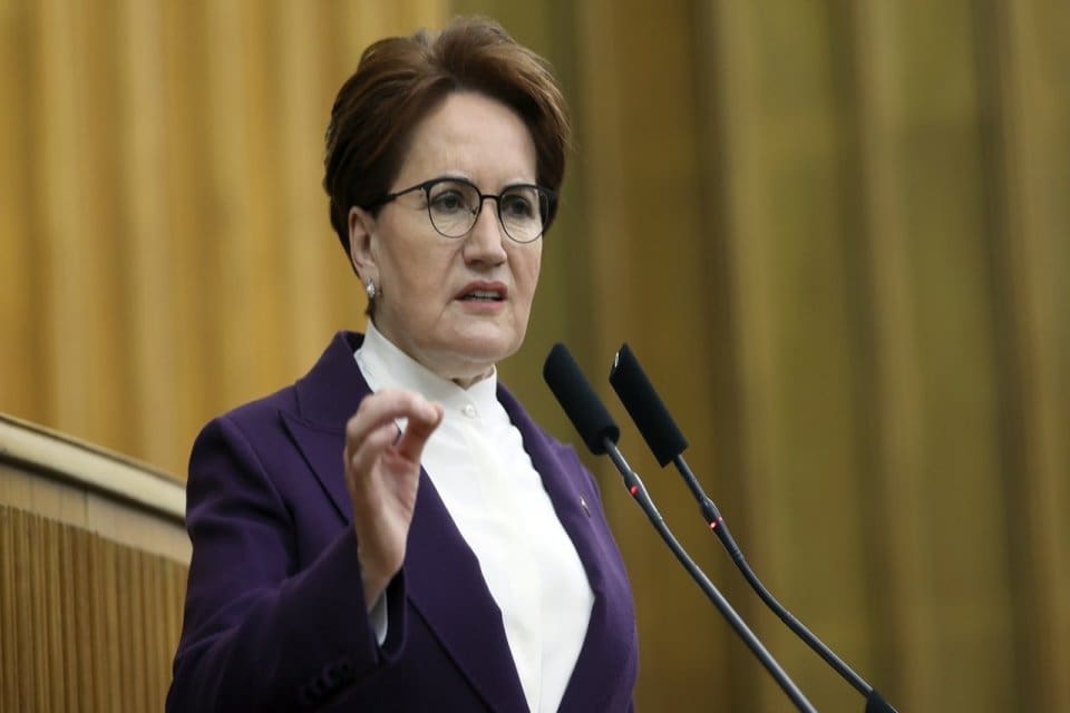 İYİ Parti lideri Meral Akşener, CHP'li G&uuml;rsel Tekin'in "HDP'ye bakanlık"
