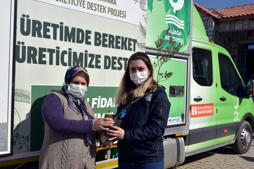 Aliağa Belediyesi&rsquo;nin &ldquo;Tarımsal Kalkınma ve &Uuml;reticiye Destek Projesi&rdquo; kapsamında mahallelerde