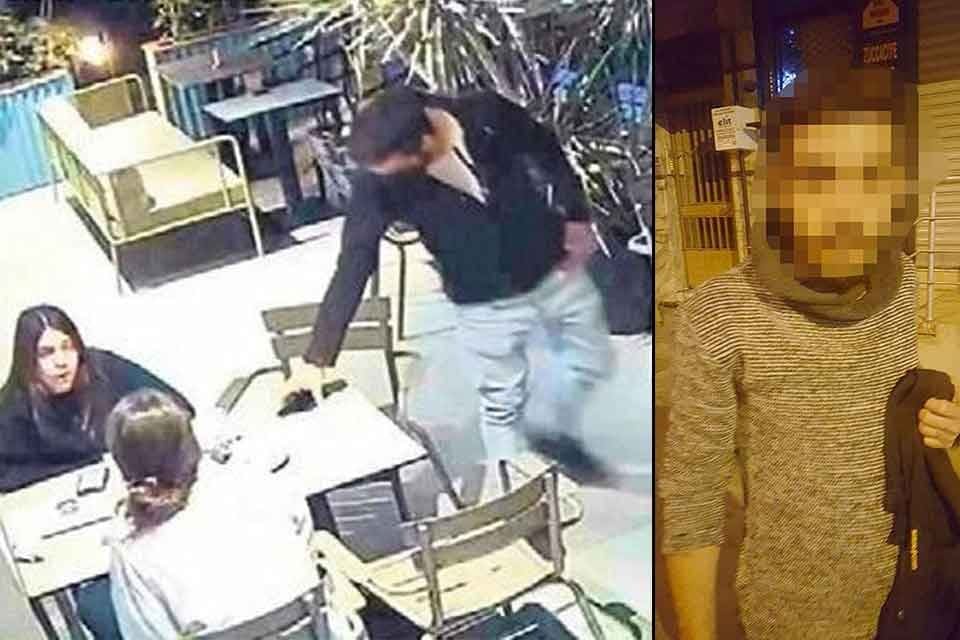 İZMİR&rsquo;in Bayraklı il&ccedil;esinde, polis yaptığı devriye sırasında sosyal medyada g&ouml;rd&uuml;ğ&uuml;