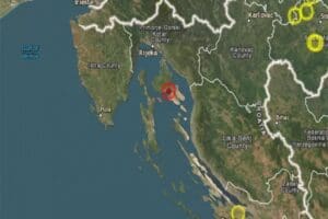 Adriyatik Denizi &uuml;st&uuml;ndeki Krk adasında 5.2 b&uuml;y&uuml;kl&uuml;ğ&uuml;nde bir deprem meydana