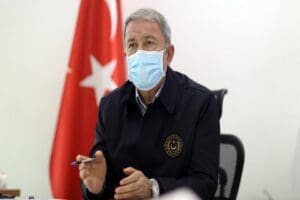 Milli Savunma Bakanı Hulusi Akar; kara, deniz ve hava kuvvetleri