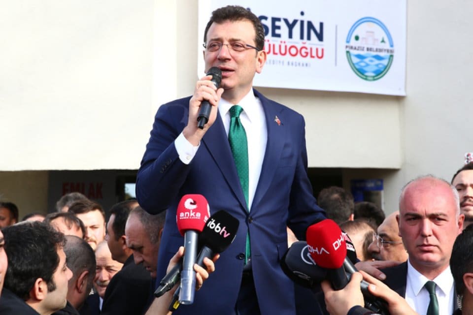 Millet İttifakı'nın Cumhurbaşkanı Yardımcısı Adayı ve İBB Başkanı Ekrem İmamoğlu,