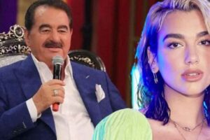 İbrahim Tatlıses, d&uuml;nyaca &uuml;nl&uuml; şarkıcı Dua Lipa'nın d&ouml;vmesini ger&ccedil;ek sandı.