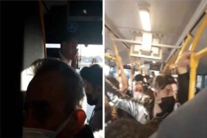 İstanbul'da seyir halindeki İETT otobüsünün şoförü, psikolojisinin bozulduğunu belirterek bir