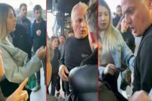 İstanbul &Ccedil;ekmek&ouml;y'de metro durağı &ouml;n&uuml;nde bekleyen bir şahsın yoldan ge&ccedil;en