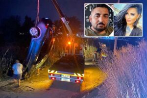 MUĞLA'da, aşırı hız nedeniyle kontrolden çıkıp dereye düşen otomobilin sürücüsü