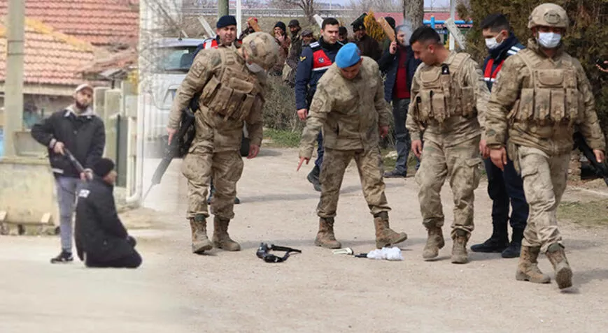 Eskişehir’de, silah zoruyla gasbettiği komşusunun aracıyla gittiği akaryakıt istasyonunun çalışanı