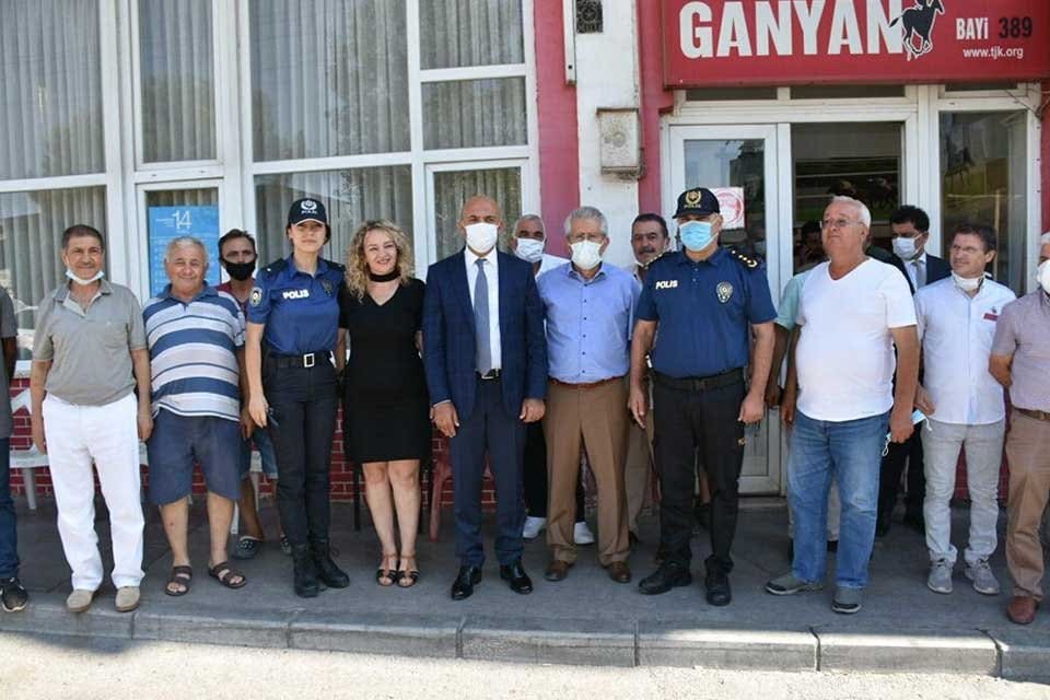 İZMİR İl Emniyet M&uuml;d&uuml;r&uuml; Mehmet Şahne, Konak ve Bornova il&ccedil;elerinde