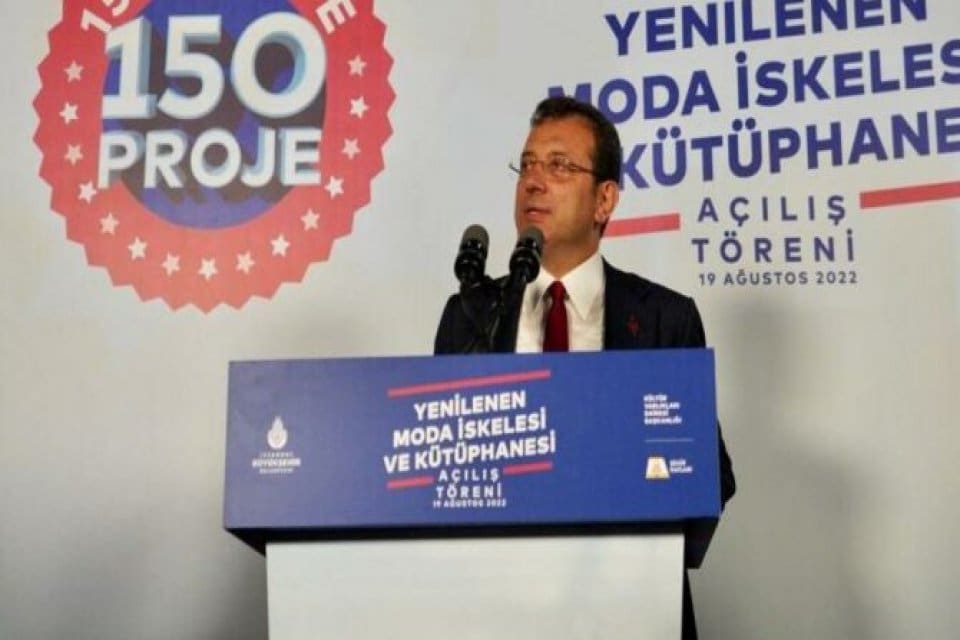 İstanbul B&uuml;y&uuml;kşehir Belediye Başkanı Ekrem İmamoğlu, Moda İskelesi a&ccedil;ılışında yaptığı