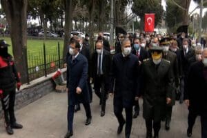 18 Mart &Ccedil;anakkale Zaferi ve Şehitleri Anma G&uuml;n&uuml; nedeniyle Edirnekapı