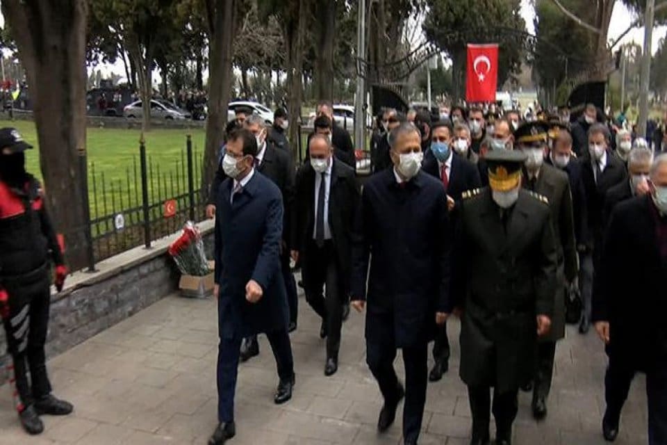 18 Mart &Ccedil;anakkale Zaferi ve Şehitleri Anma G&uuml;n&uuml; nedeniyle Edirnekapı