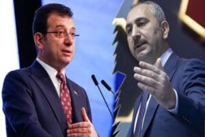İstanbul B&uuml;y&uuml;kşehir Belediye Başkanı Ekrem İmamoğlu, Adalet Bakanı Abdulhamit G&uuml;l'&uuml;n