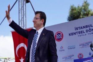 Millet İttifakı'nın Cumhurbaşkanı Yardımcısı adayı, İstanbul B&uuml;y&uuml;kşehir Belediye Başkanı&nbsp;Ekrem İmamoğlu,
