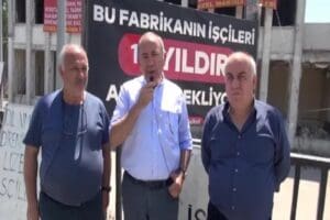 CHP'li G&uuml;rsel Tekin İstanbul Ey&uuml;p'teki Avas Sanayi sitesini ziyaret etti.
