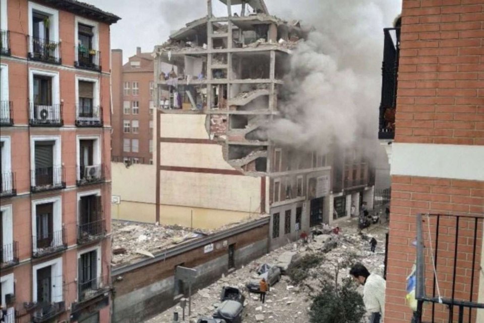 İspanya'nın başkenti Madrid'de şiddetli bir patlama meydana geldi. Madrid Belediye