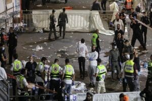 İsrail'in kuzeyinde, Lag BaOmer Bayramı kutlamalarında yaşanan izdiham nedeniyle en