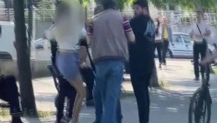 İstanbul'da bir kadın, kendisini taciz eden kişiyi dövdü