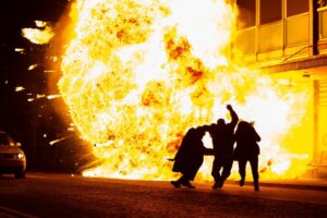 D&uuml;n akşam saatlerinde valilikten yapılan a&ccedil;ıklamada "doğalgaz patlaması" olduğu bilgisi