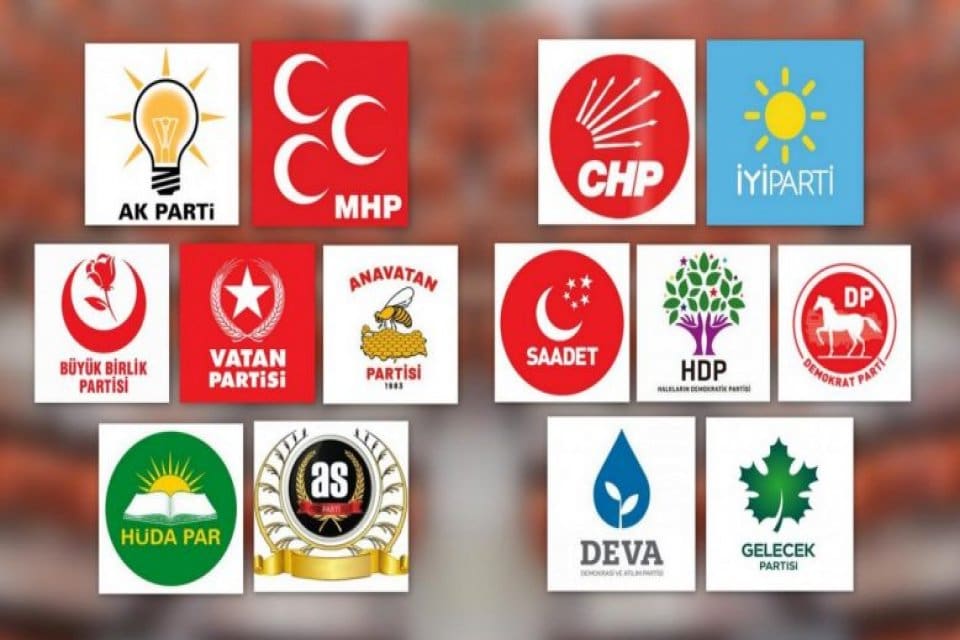Yargıtay Cumhuriyet Başsavcılığı, faaliyette bulunan siyasi partilerin g&uuml;ncel &uuml;ye sayılarını