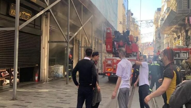 İstiklal Caddesi’nde restorandaki yangın kiliseye sıçradı