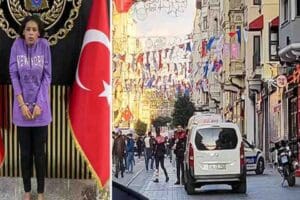 İstanbul İstiklal Caddesi'ndeki bombalı ter&ouml;r saldırısında bomba d&uuml;zeneğini bırakan Ahlam