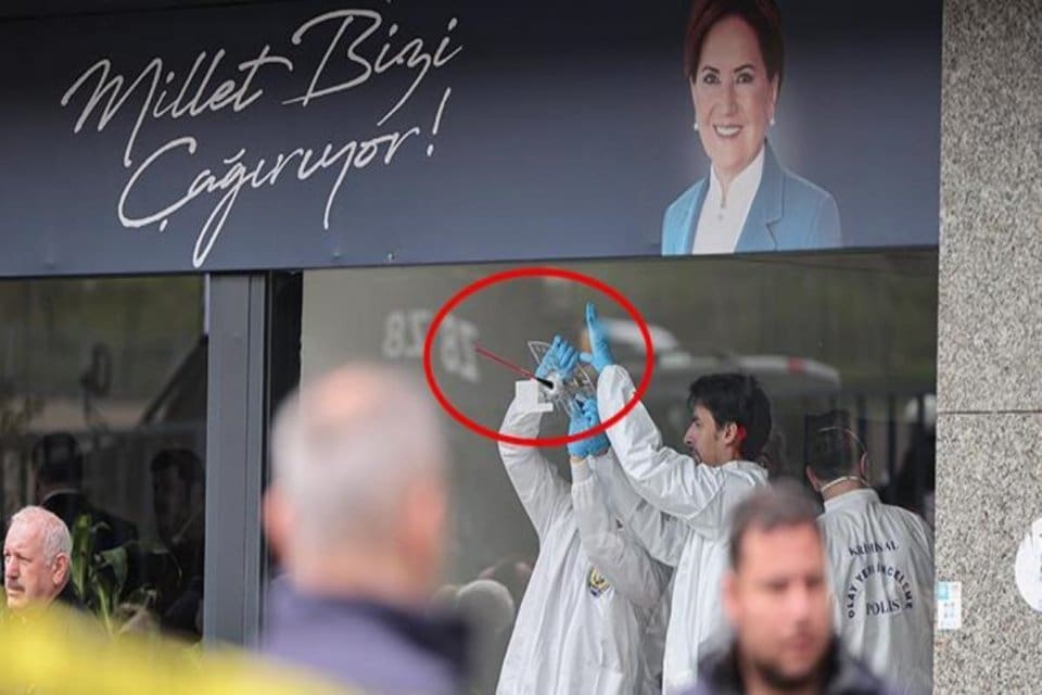 İYİ Parti İl Başkanlığına isabet eden mermilerle ilgili g&ouml;zaltına alınan