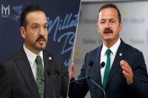 İyi Parti S&ouml;zc&uuml;s&uuml; K&uuml;rşad Zorlu, İyi Partili Yavuz Ağıralioğlu'nun Cumhurbaşkanı