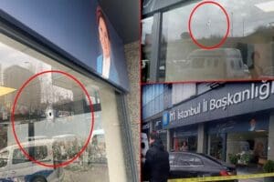 İYİ Parti İstanbul İl Başkanlığı binasına isabet eden mermiyi ateşleyen