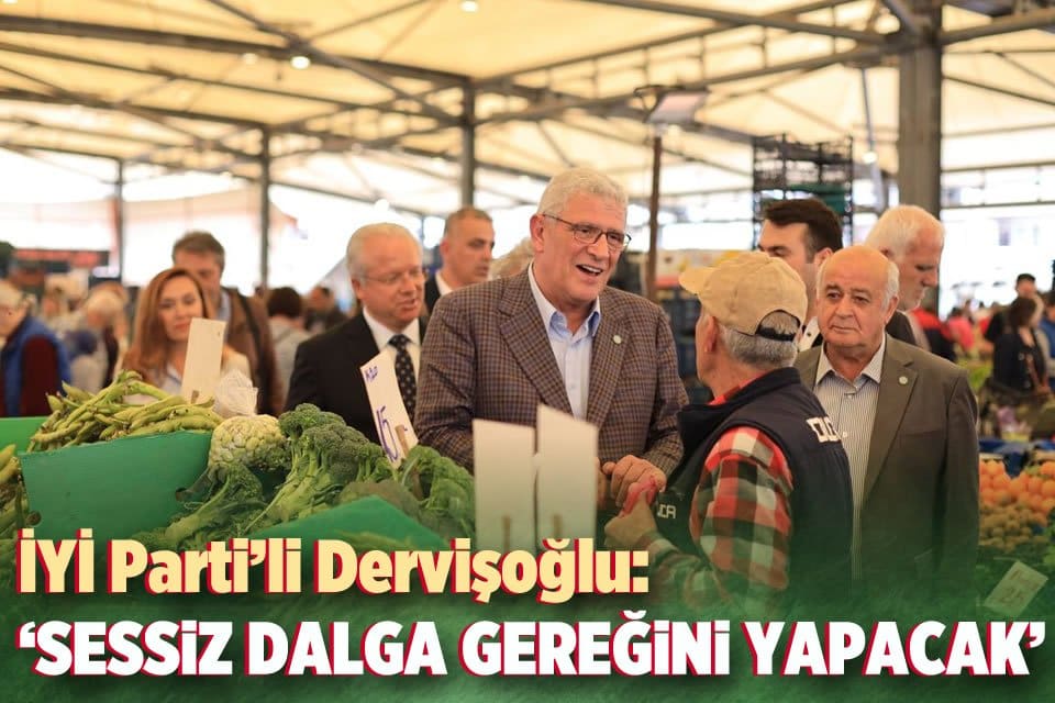 TBMM İYİ Parti Grup Başkanvekili ve İzmir Milletvekili M&uuml;savat Dervişoğlu,