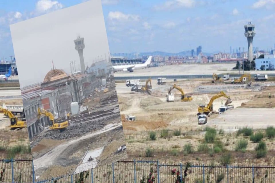 İYİ Partili Ali Kıdık, Atat&uuml;rk Havalimanı'nı a&ccedil;tırmamak i&ccedil;in pistine yeni