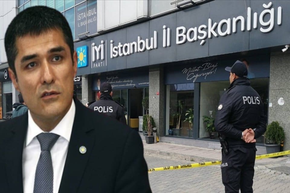 İyi Parti Genel Başkan Başdanışmanı&nbsp;Buğra Kavuncu, İstanbul İl Başkanlığı binasına