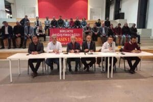İzmir Emek ve Dayanışma g&uuml;&ccedil;leri 1 Mayıs İş&ccedil;i Bayramı&rsquo;nı G&uuml;ndoğdu